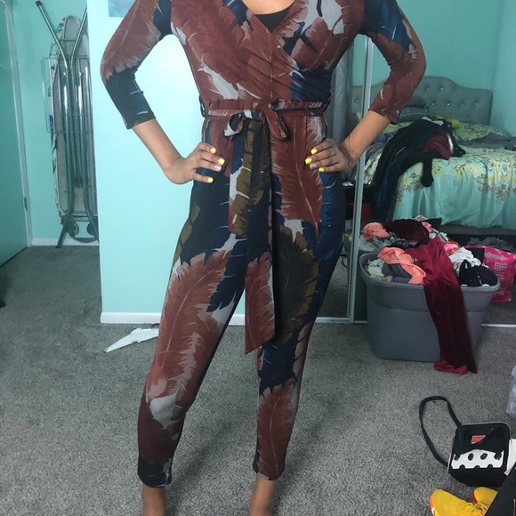 Rust jumpsuit - Picture 2 of 4